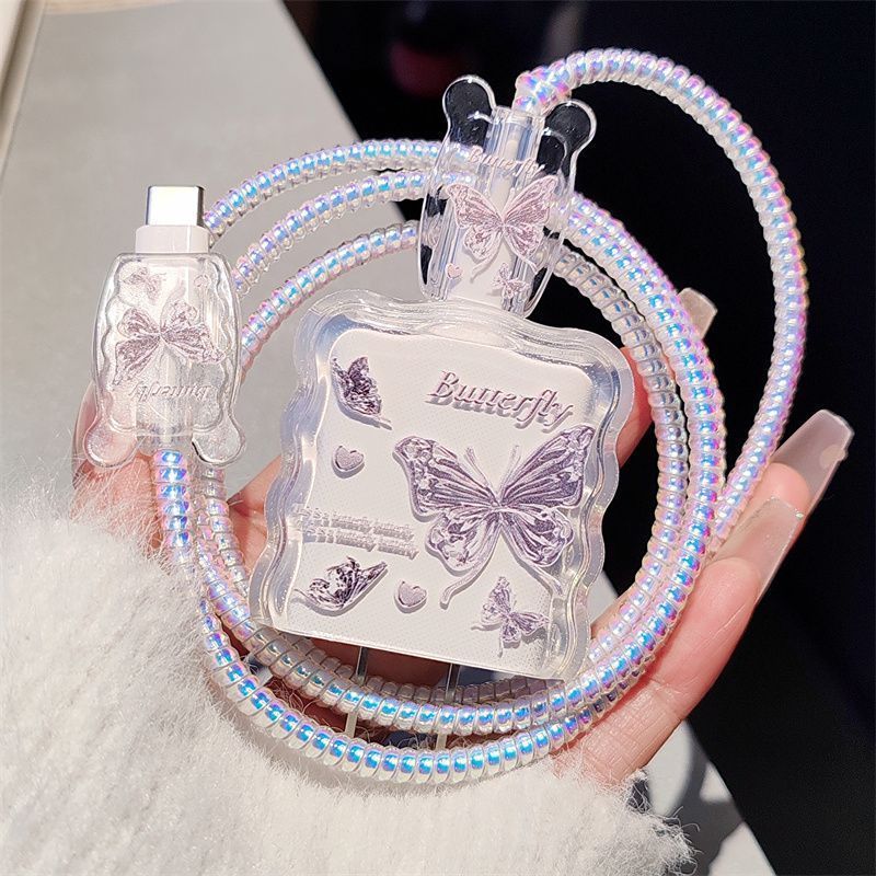 Butterfly High-End Data Cable Protective Cover Suitable for 15Promax Charging Cable Anti-Breakage 15/13 Shell Ipad20W