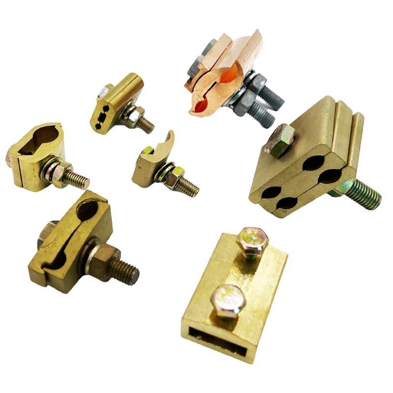 New Ground Lightning Protection Brass Wire Clamp Multi-Specification Tower Wire Clamp and Wire Clamp Twl-Wire Clamp Series Manufacturer Supply