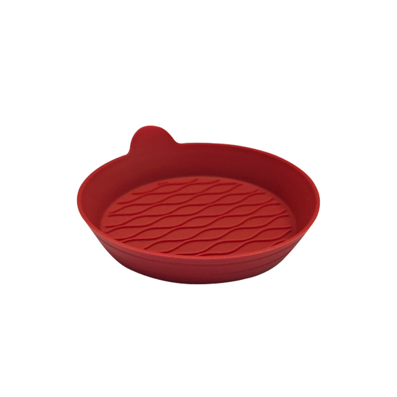 Cross-Border Silicone Round Coasters Car Anti-Slip Silicone Coasters Silicone Anti-Slip Waterproof Car Coasters