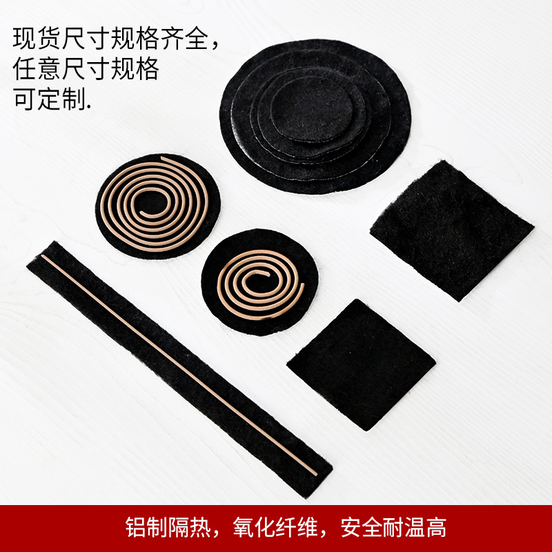Огнеупорная хлопковая подушка для благовоний материал алюминиевая фольга изоляция огнеупорный хлопок огнеупорный хлопок для домашних благовоний