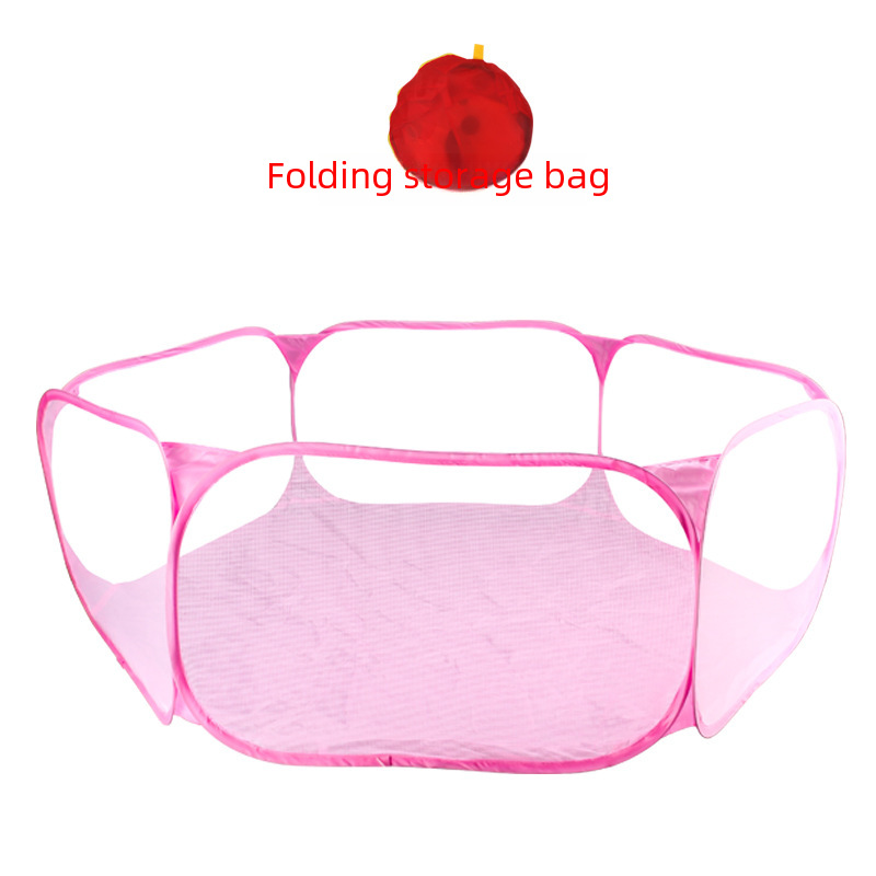 Cross-Border Children's Tent Indoor and Outdoor Playhouse Boys and Girls Tent Easy Folding Six-Sided Mesh Ocean Ball Pool Wholesale