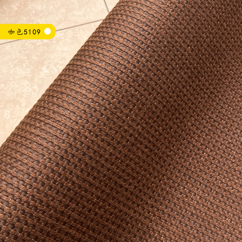 Natural Hemp Woven Sisal Jute Rattan Material Wardrobe Door Veneer Decorative Ceiling Straw Woven Decoration Material