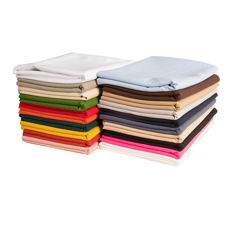 Hand-Embroidered Cotton Blended Linen Cotton Pure Color Embroider Fabric Background Cloth DIY Handmade Encryption Fabric