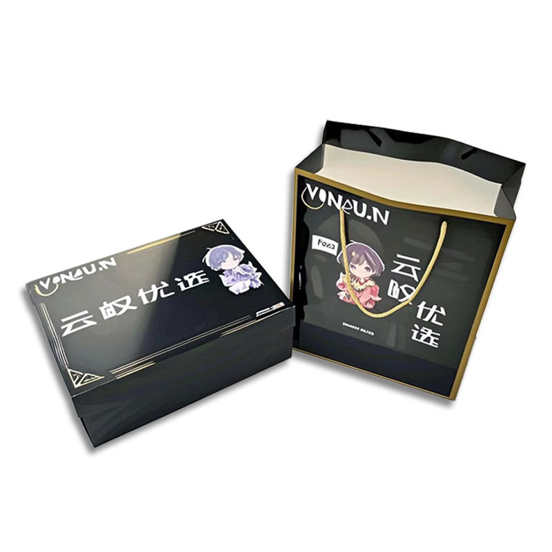 Customized Colorful Corrugated Flip Foldableing Shoe Box with Handbag Kraft Paper Shoe Box Empty Shoe Box Custom Black Shoe Box