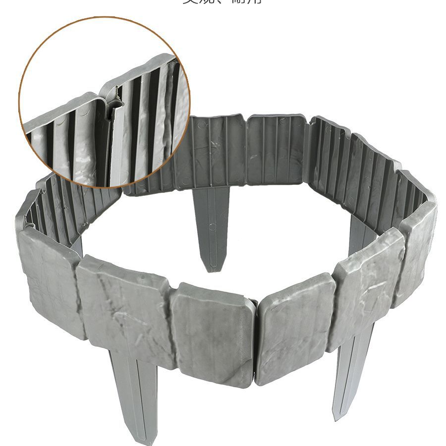 Plastic Fence Fence Garden Guardrail Garden Gardening Fence Christmas Villa Outdoor Foldable Small Fence