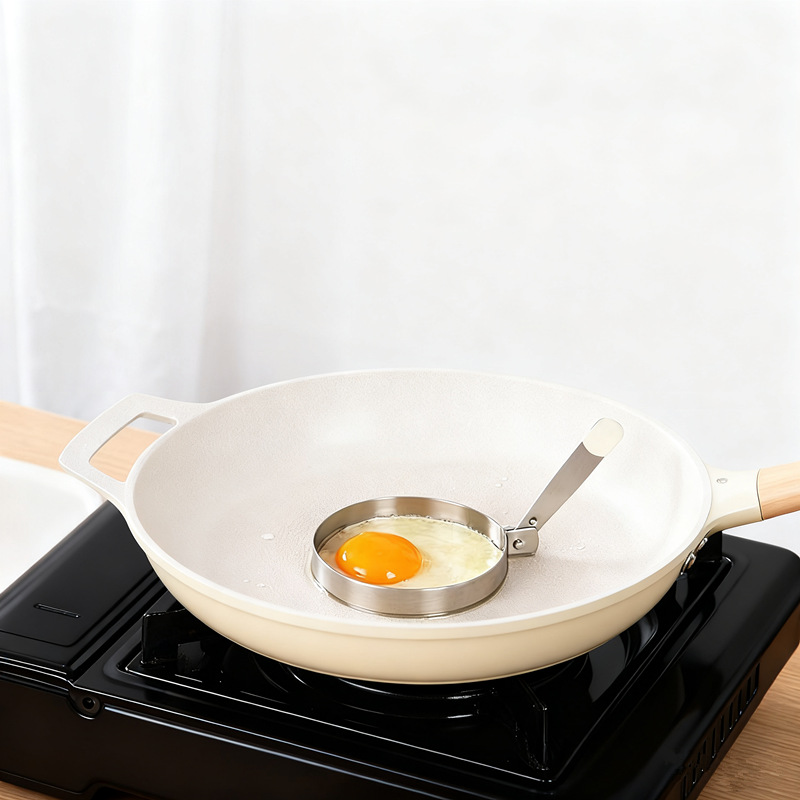 304 Stainless Steel Omelette Mold Heart-Shaped Omelette Model Artifact Poached Egg Kitchen Creative Omelette Maker