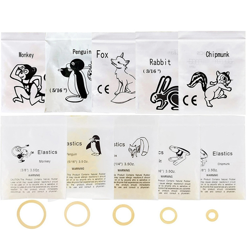 Ортодонтические резинки 100 штук