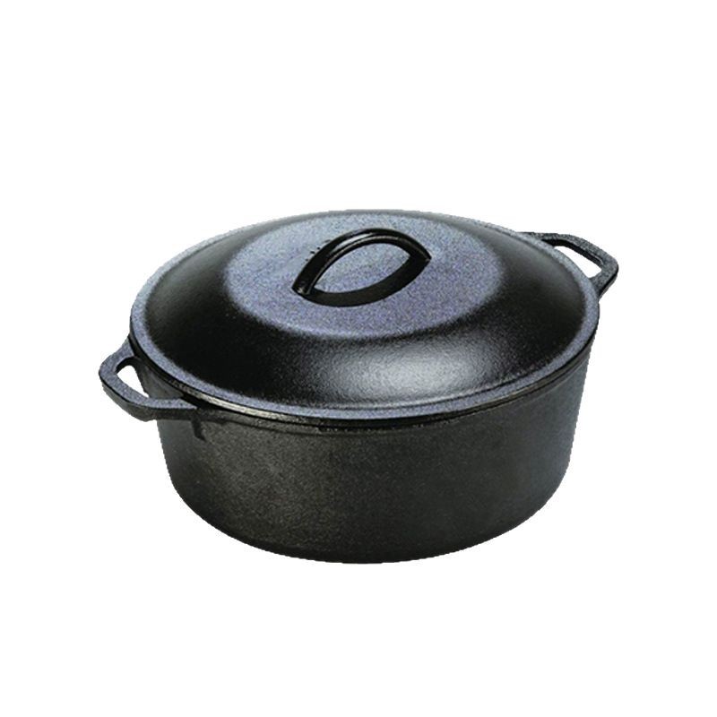 Torres Cast Iron Source Factory Dual-use Pot Fried Stew Pot Double-ear Deepened Thickened Soup Pot