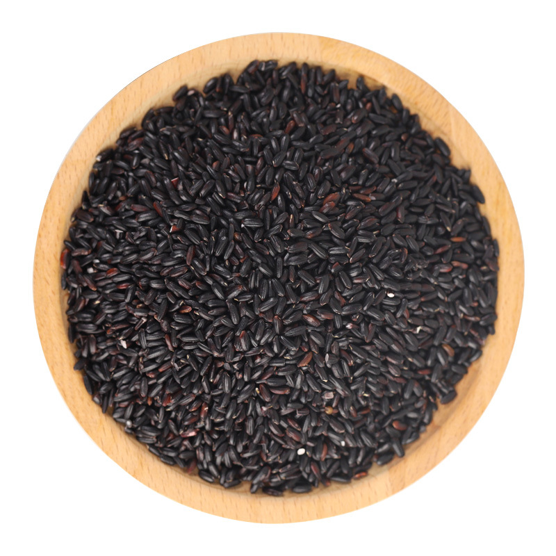 Heliexiang Black Rice 500g*5 Bags of Black Fragrant Rice, Black Rice, Whole Grain Black Brown Rice, Oem Customization