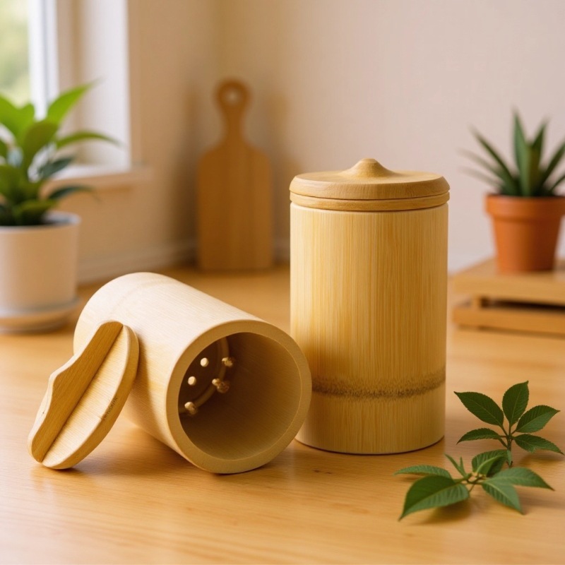 Purely Handmade Large Bamboo Steamer, Fresh Bamboo Tube Rice, Household Bamboo Steamer, Bamboo Steamer with Lid, Bamboo Tube Rice Steamer