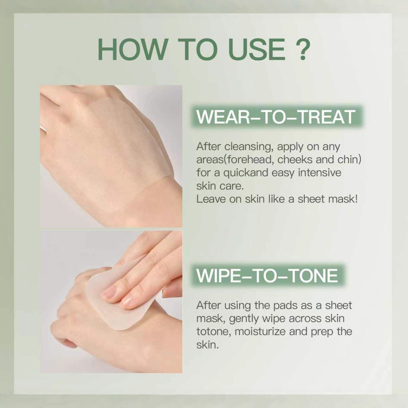 Cross-Border Export Specializes in Toner Pad Pre-Makeup Wet Compress Cotton Sheet Cleansing Moisturizing Moisturizing Mask Essence Mask