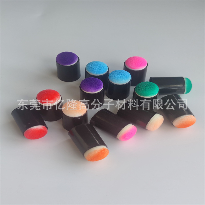 Spot color children's painting finger sponge smear colored finger sponge painting sponge wholesale