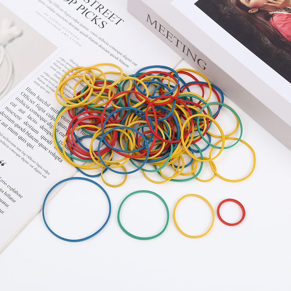 Mixed Color High Elastic Rubber Band Multi-Size Rubber Band Disposable Rubber Band Cowhide Rubber Band Manufacturer Wholesale