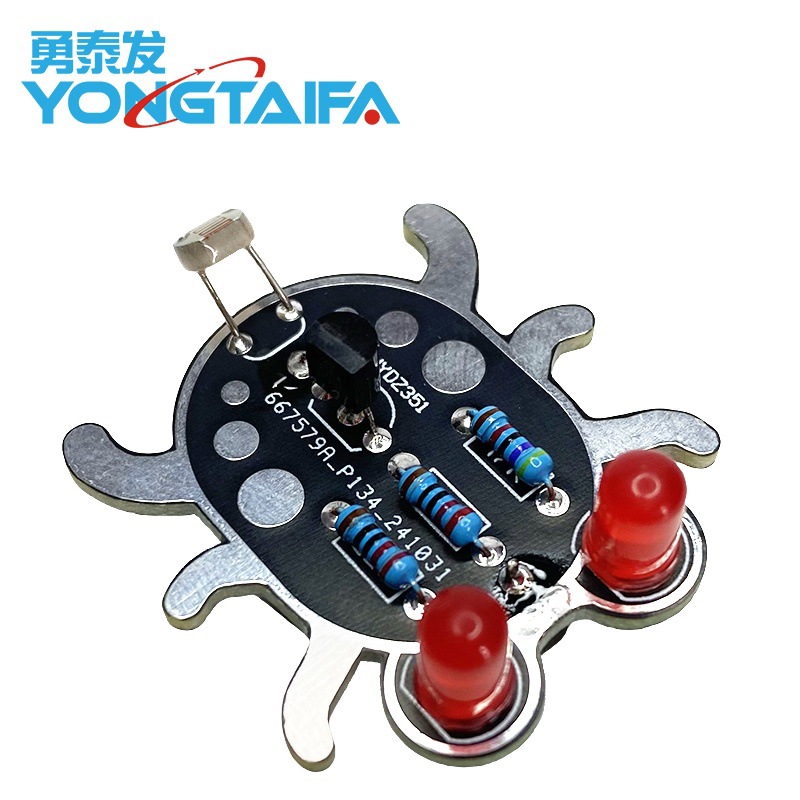 DIY Digital Light-Controlled Lamp Learning Welding Fun Kit Led Light-Emitting Tube Module Handmade Weevil DIY Parts