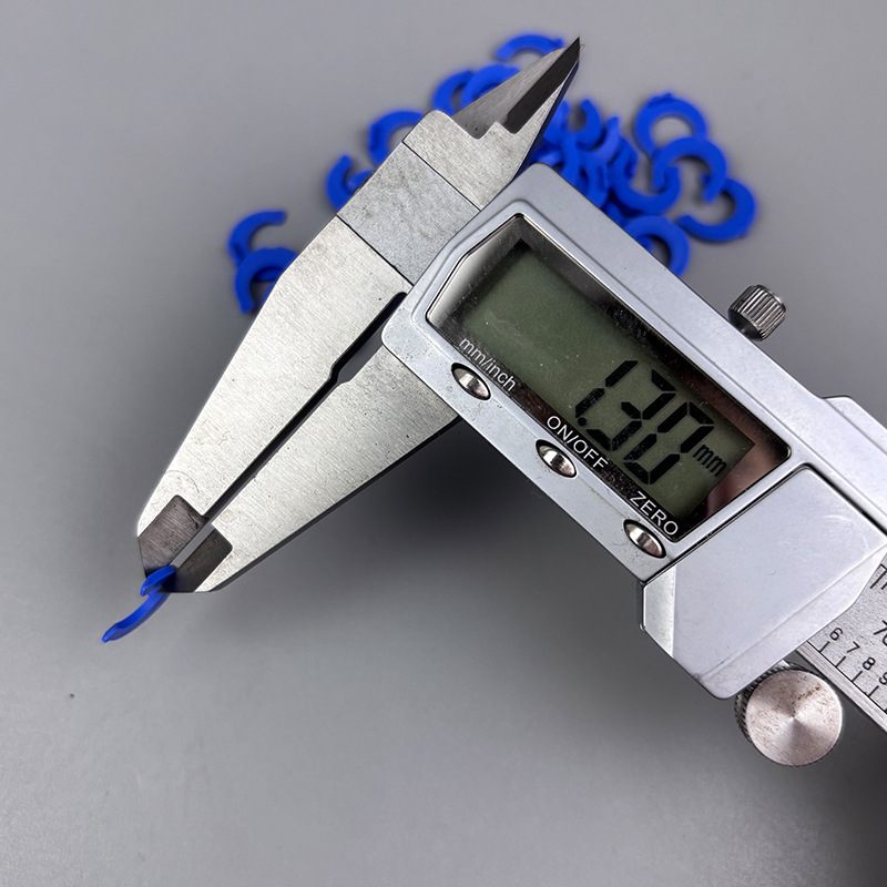 Quick connector 2 points blue card PE pipe buckle 2 points quick connector ring blue pipe card buckle blue card