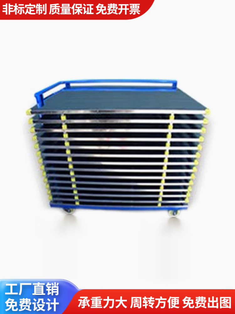 Многоуровневая стойка из нержавеющей стали, антикоррозийная тележка для ПЦБ, мобильная стойка для инструментов, сушильная стойка для печати