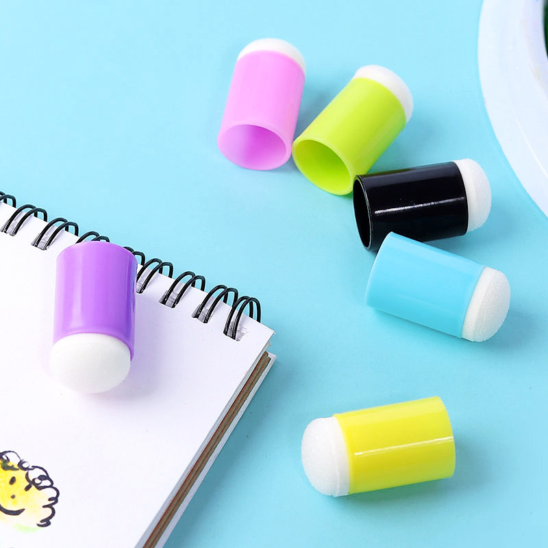 Ji painted pie finger painting sponge children's graffiti hand-painted sponge seal painting painted finger sponge