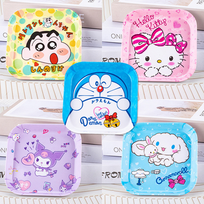 Квадратная Маленькая Костяная Тарелка Имитирующая Фарфор Для Сухофруктов, Тарелка Для Уборки На Стол, Закусочная Тарелка С Семечками, Тарелка Для Рыбьих Костей