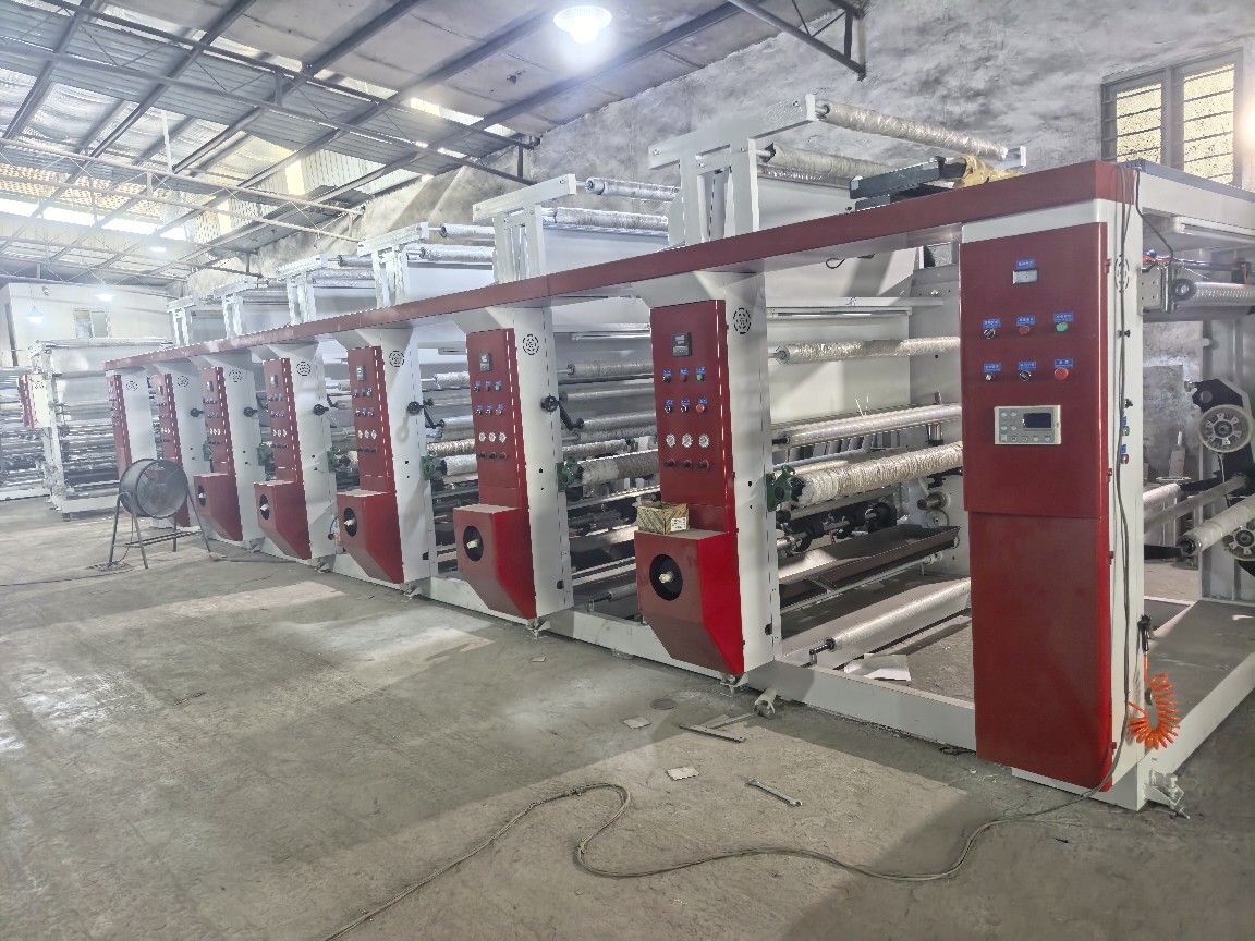 Полностью автоматическая компьютерная машина для глубокой печати, двойная подача и сбор, высокоскоростная печать на пленке и бумаге