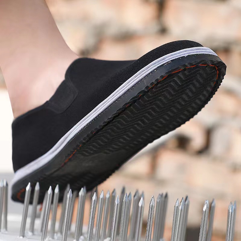 Manufacturer Wholesale Rubber-Soled Cloth Shoes, Old Beijing Handmade Thousand-Layer Sole Work Shoes, Wear-Resistant Breathable Tire-Soled Cotton Shoes