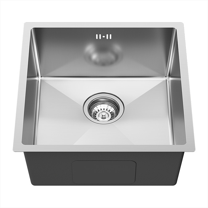304 Stainless Steel Sink for Home Kitchen, Brushed Bar Island Balcony Handmade Undermount Basin Sink