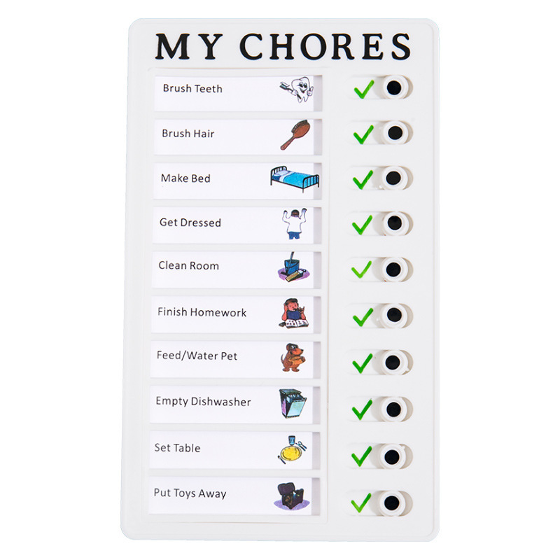 Children's self-discipline clock-in device primary school students' clock-in artifact good habit formation schedule summer vacation task planning time