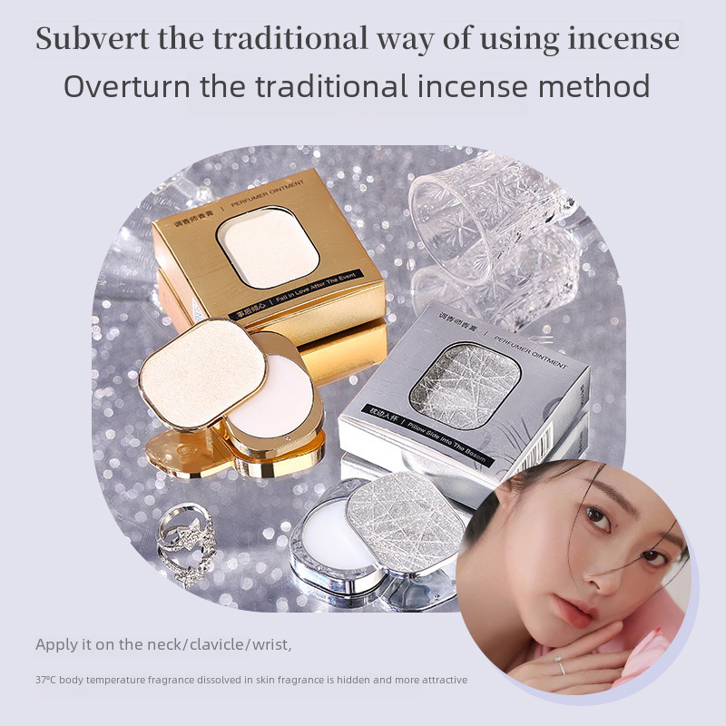 Hanboli Hanboli Solid Balm Long-Lasting Natural Light Fragrance Portable Solid Perfume Deodorant