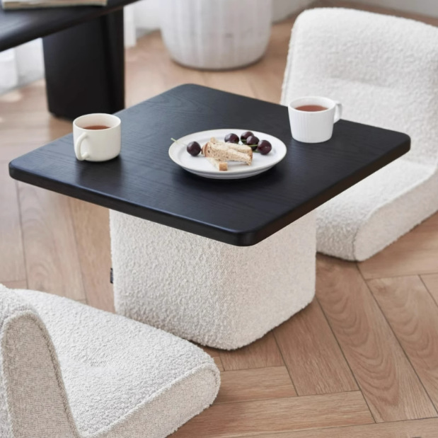 Tatami Solid Wood Nordic Coffee Table Small Apartment Balcony Floor Mat Japanese Tea Table Sitting Simple Home Bedroom Bay Window