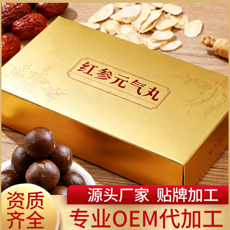 Таблетки из красного женьшеня с Чанбайшань, OEM обработка, фабрика, спецификации и формулы могут быть настроены