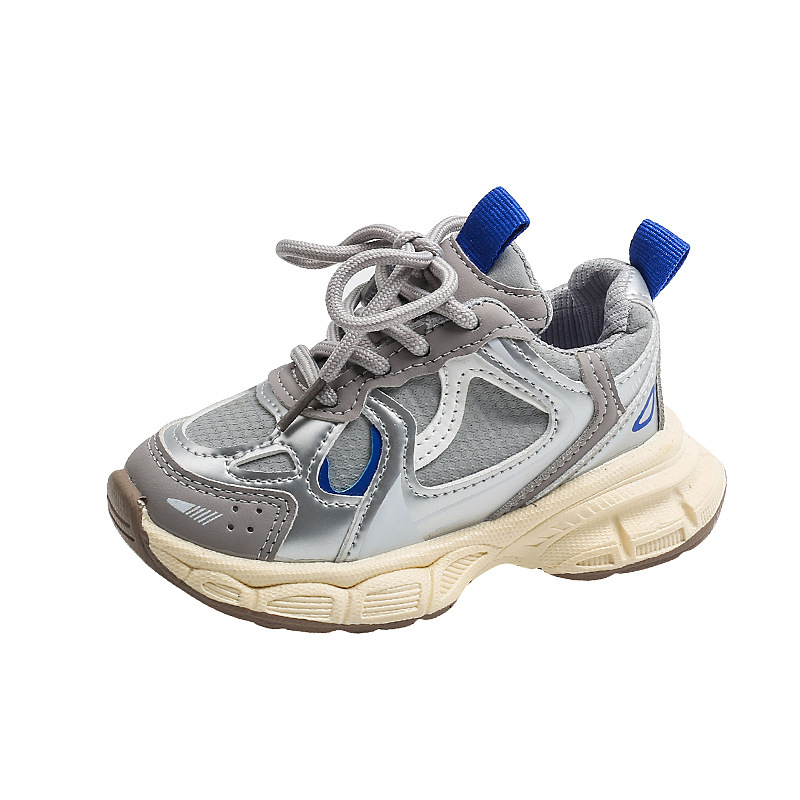 Children's Sports Shoes with Soft Soles, 2026 Spring and Autumn New Models, Girls' Small, Medium, and Large Shoes, Boys' Non-Slip Casual Running Shoes, Dropshipping