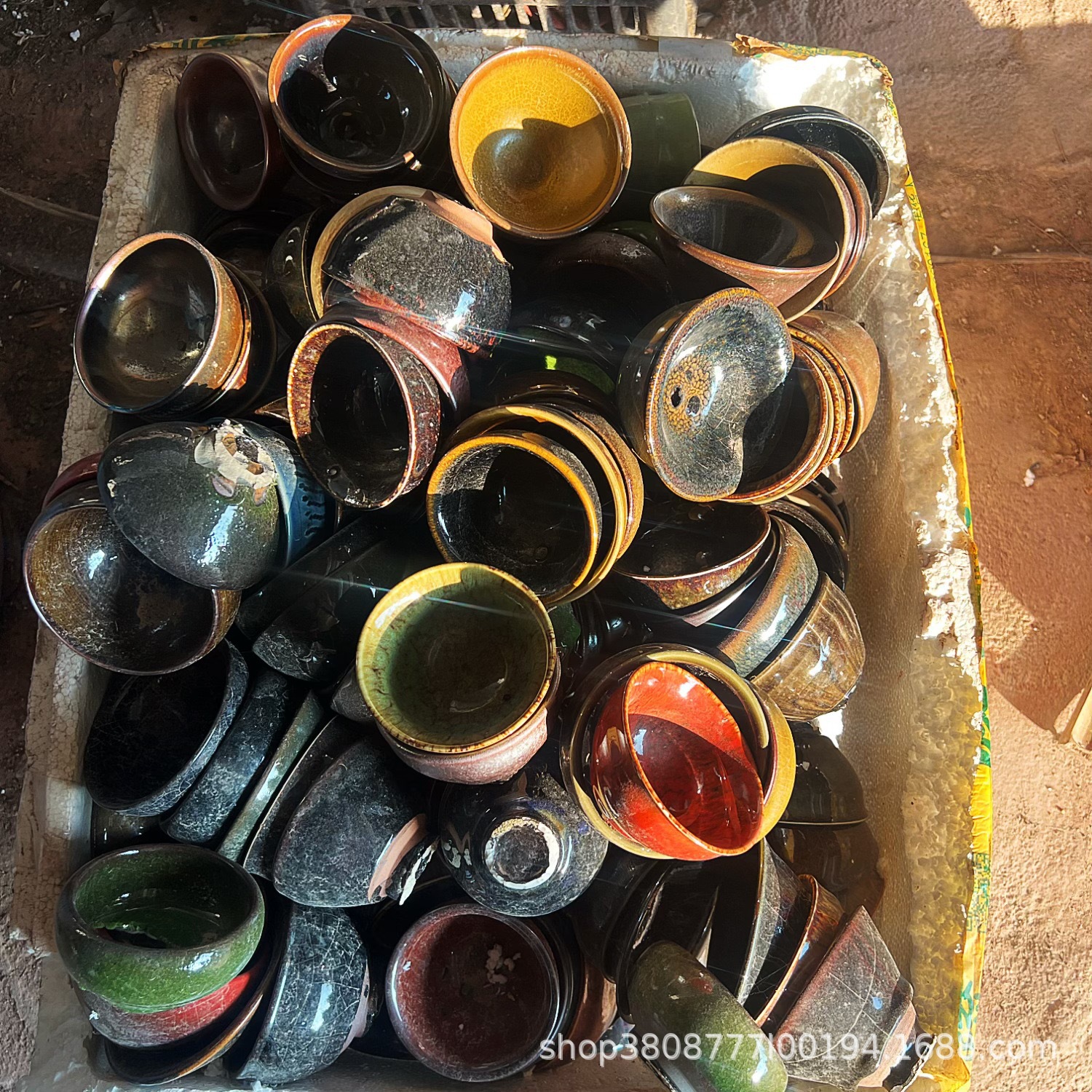 Wholesale of Defective Jianyang Jianzhan Master Cups for Live Kiln Openings, Large Quantity, Random Delivery