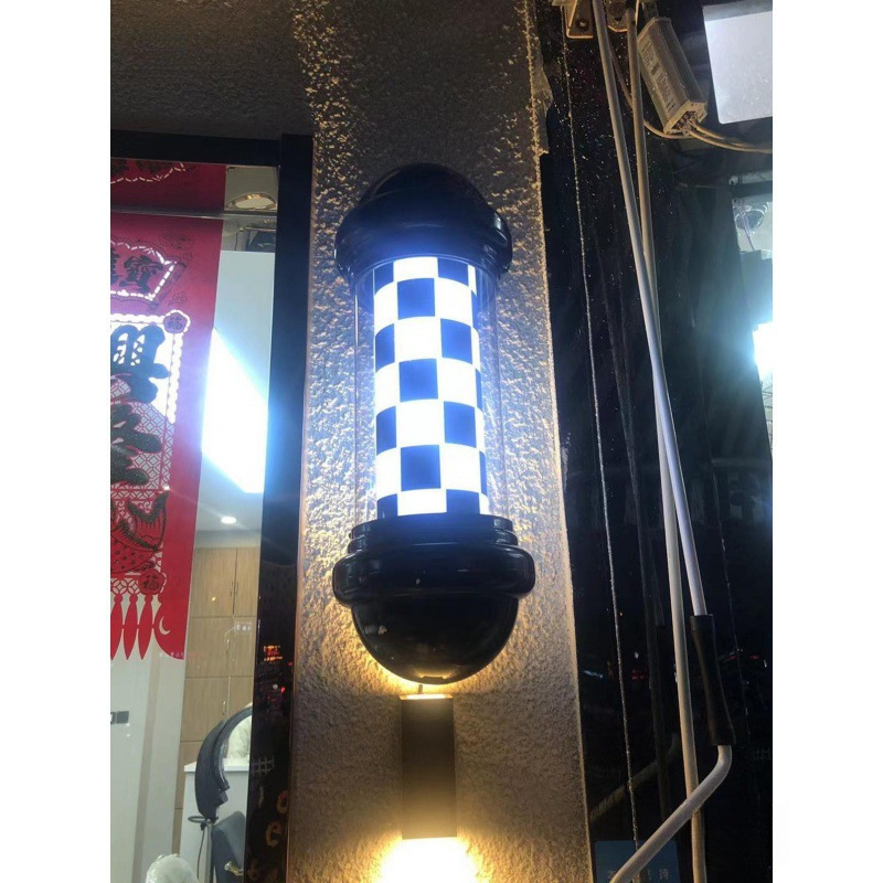 Hairdressing Rotating Light Hairdressing Rotating Light Barber Shop Led Round Advertising Wall Hanging Hair Salon Wall Hanging Club Event