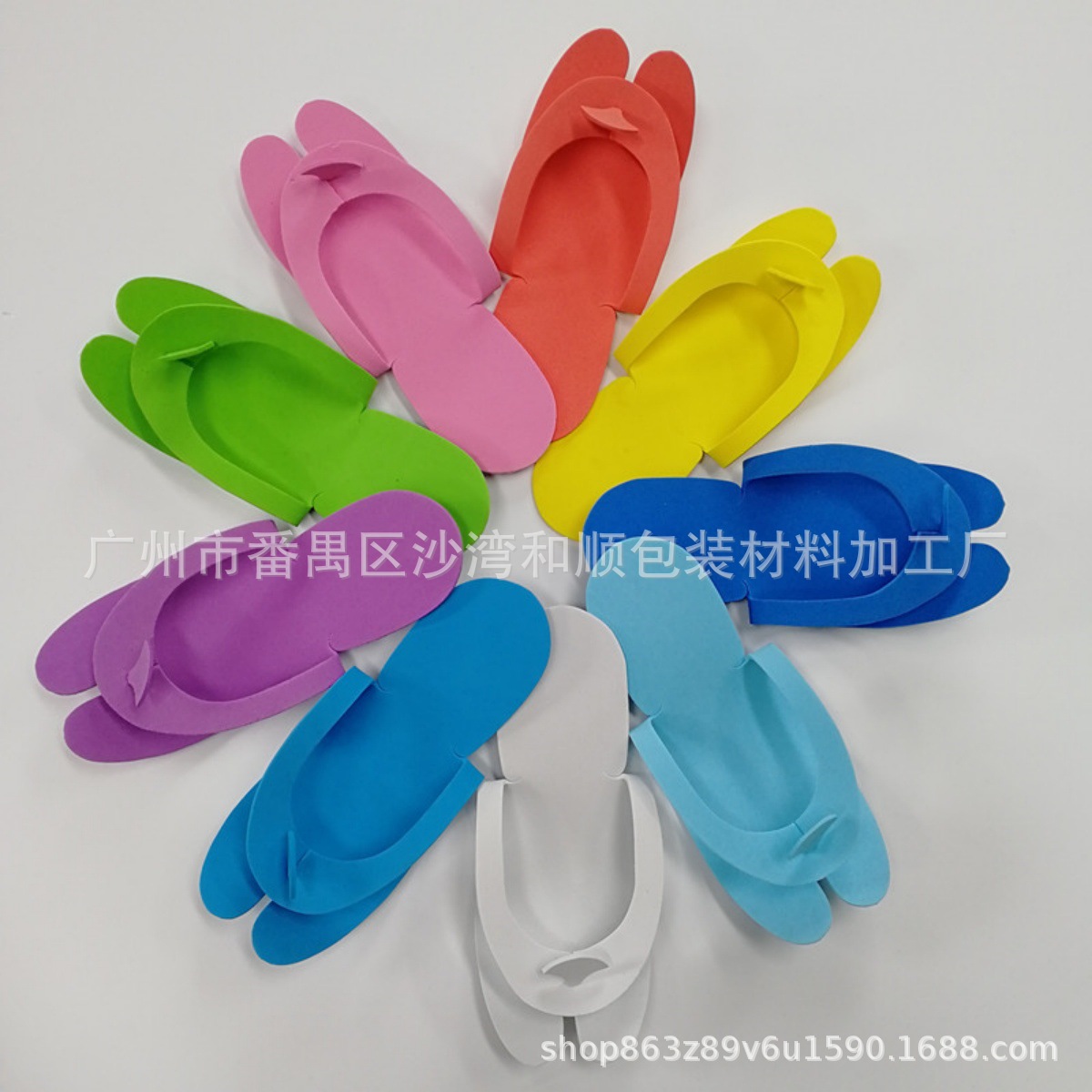 одноразовые тапочки для красоты и ногтевого искусства, складные, 2 мм, для деловых поездок, нескользящие