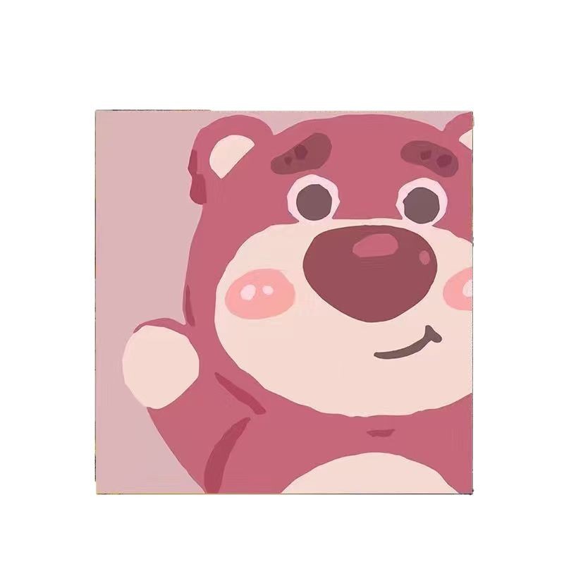 Digital oil painting 20x 20 wholesale stall handmade Internet celebrity graffiti toys night market wholesale oil painting graffiti painting toys