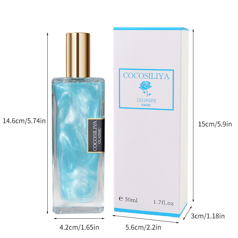 Online Celebrity Live COCOSILIYA Gold Quicksand Perfume for Men and Women Lasting Fresh Student Eau De Toilette
