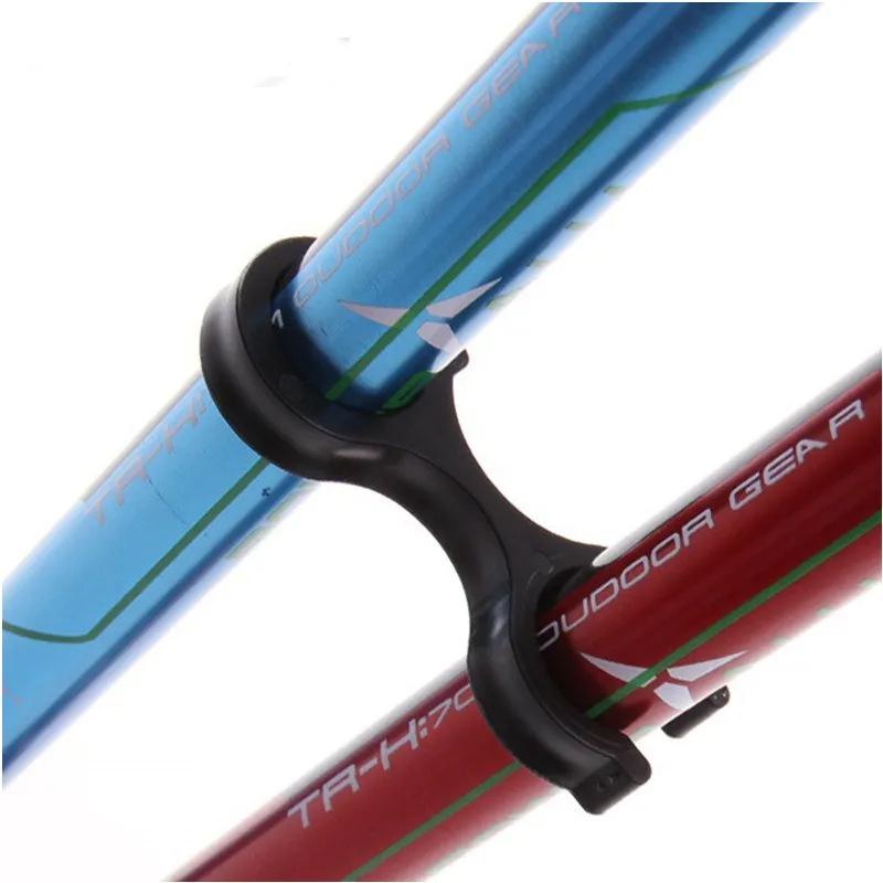 Hiking Camping Trekking Pole Figure-Eight Buckle Double Pole Connector Figure-Eight Connector Trekking Pole Clip Accessories