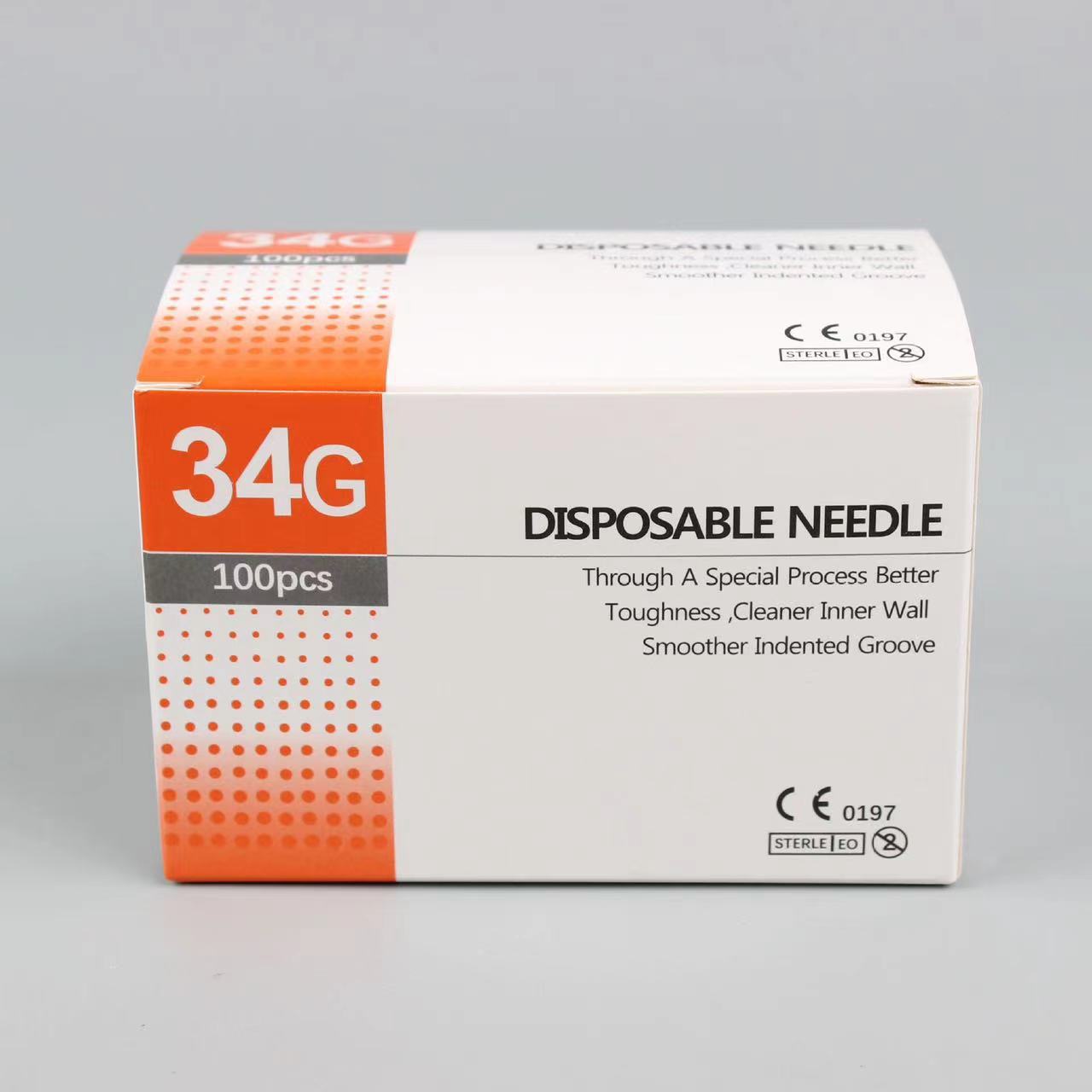 Foreign Trade Export Factory Meisu Needle 32G4Mm 34G2.5Mm Ultra-Fine Needle 30G13Mm Mosquito Needle