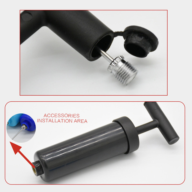 Factory promotion mini one-way Basketball Football air pump convenient high quality portable pump