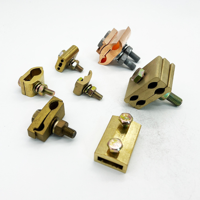 New Ground Lightning Protection Brass Wire Clamp Multi-Specification Tower Wire Clamp and Wire Clamp Twl-Wire Clamp Series Manufacturer Supply