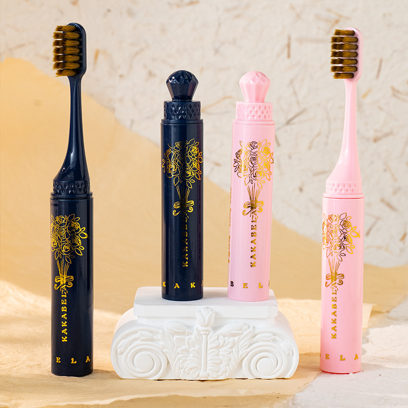 Lipstick Toothbrush Super Soft Bristles Household Gum Protection Orthodontic Couple Portable High-End Adult Gift Box Travel Set Business Trip