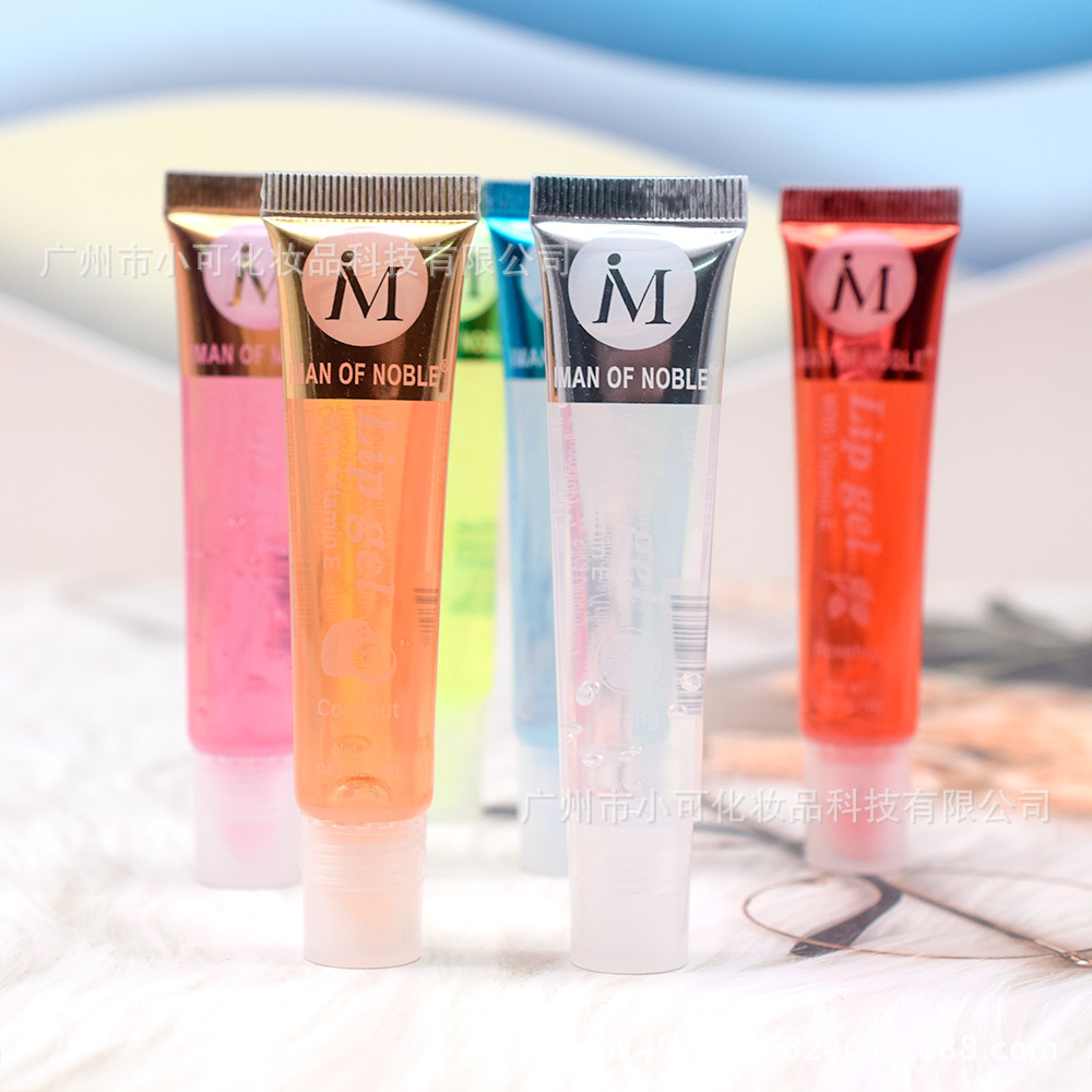 L415 Only Exports [Iman of Noble] Transparent Fruit-Flavored Moisturizing Lip Oil and Lip Gloss