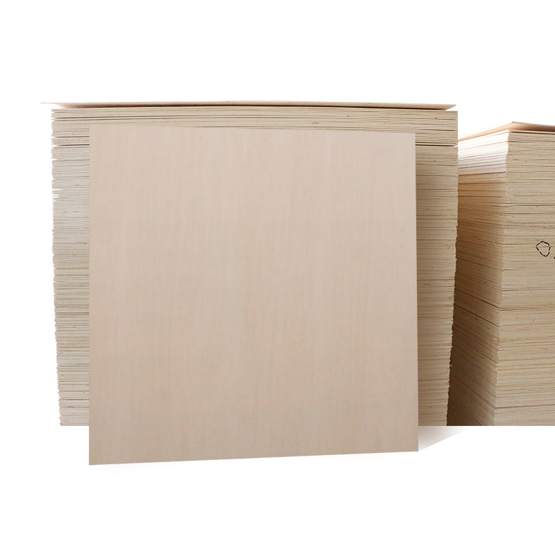 Basswood Board Laser Engraving Board Basswood Plywood Plastic Sealing Basswood Board Student Model Material Crafts Thin Board