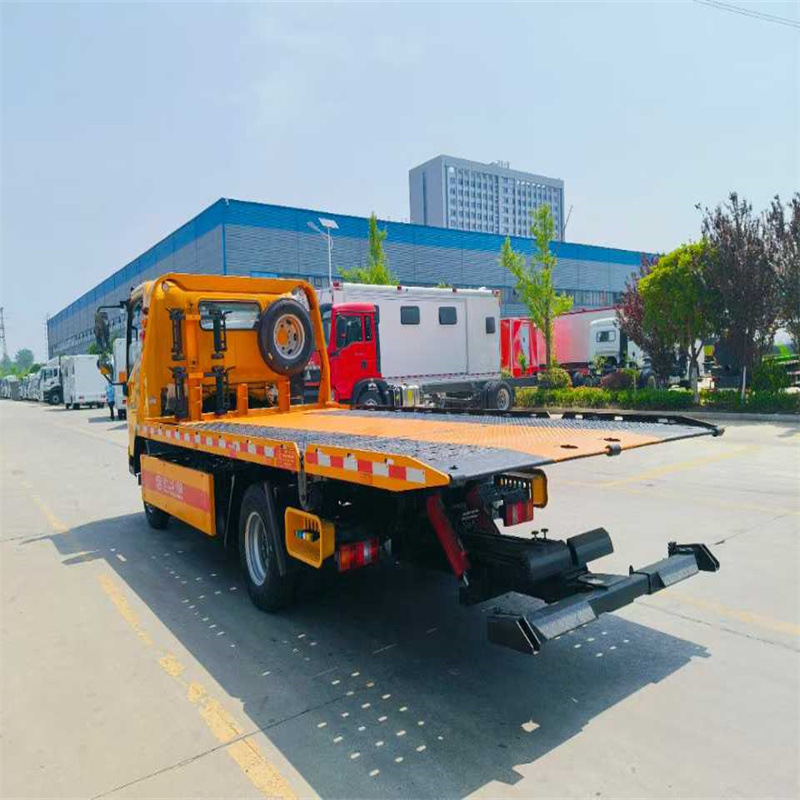 Dongfeng Dollyka Two-Seater Sedan Transporter Blue Plate Wide-Body Heavy-Duty Vehicle Road Rescue Supercar Sedan Transfer