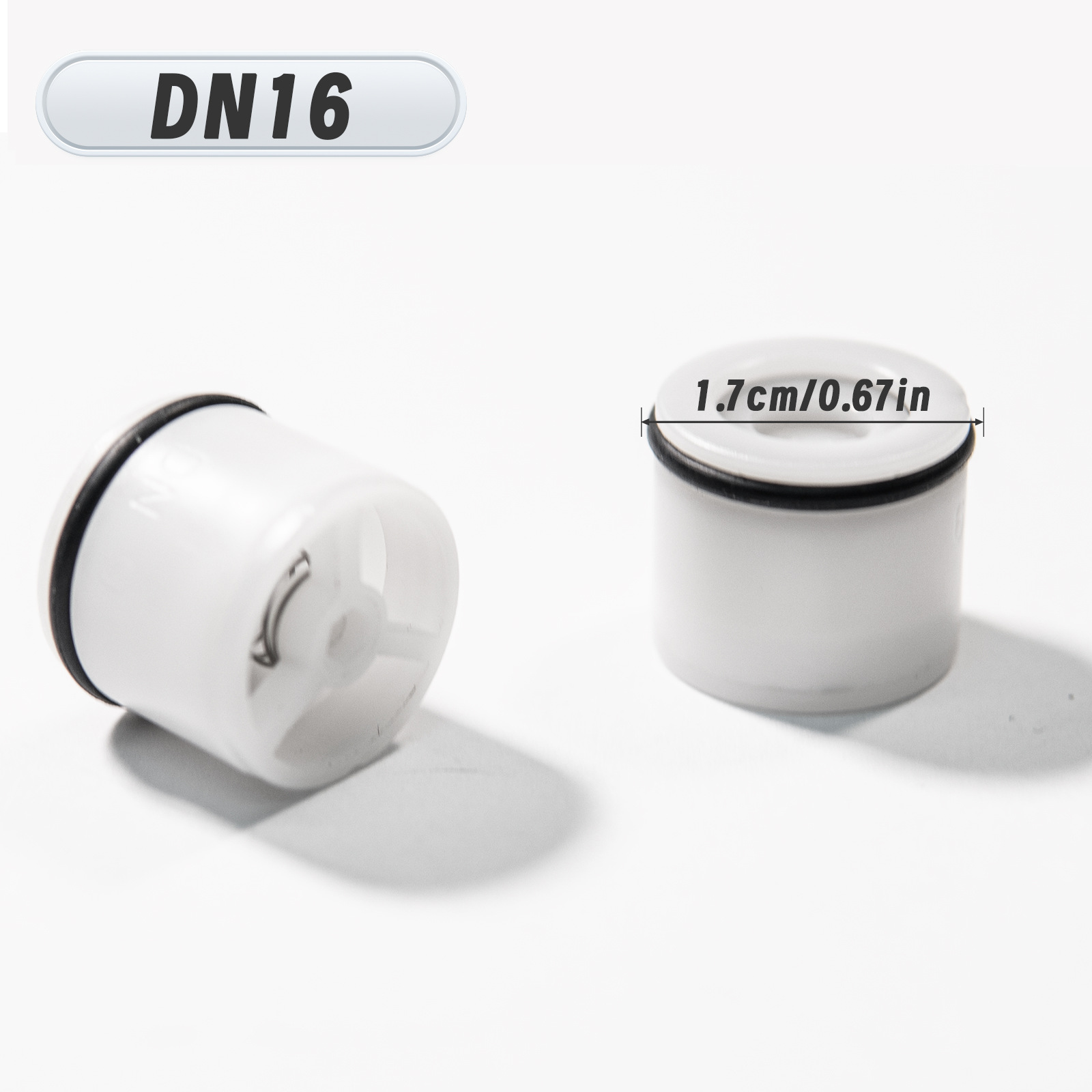 Factory Direct Sales Pom Plastic Check Valve Water Pipe Dn12 13 14 15 16 Water Flow Check Valve