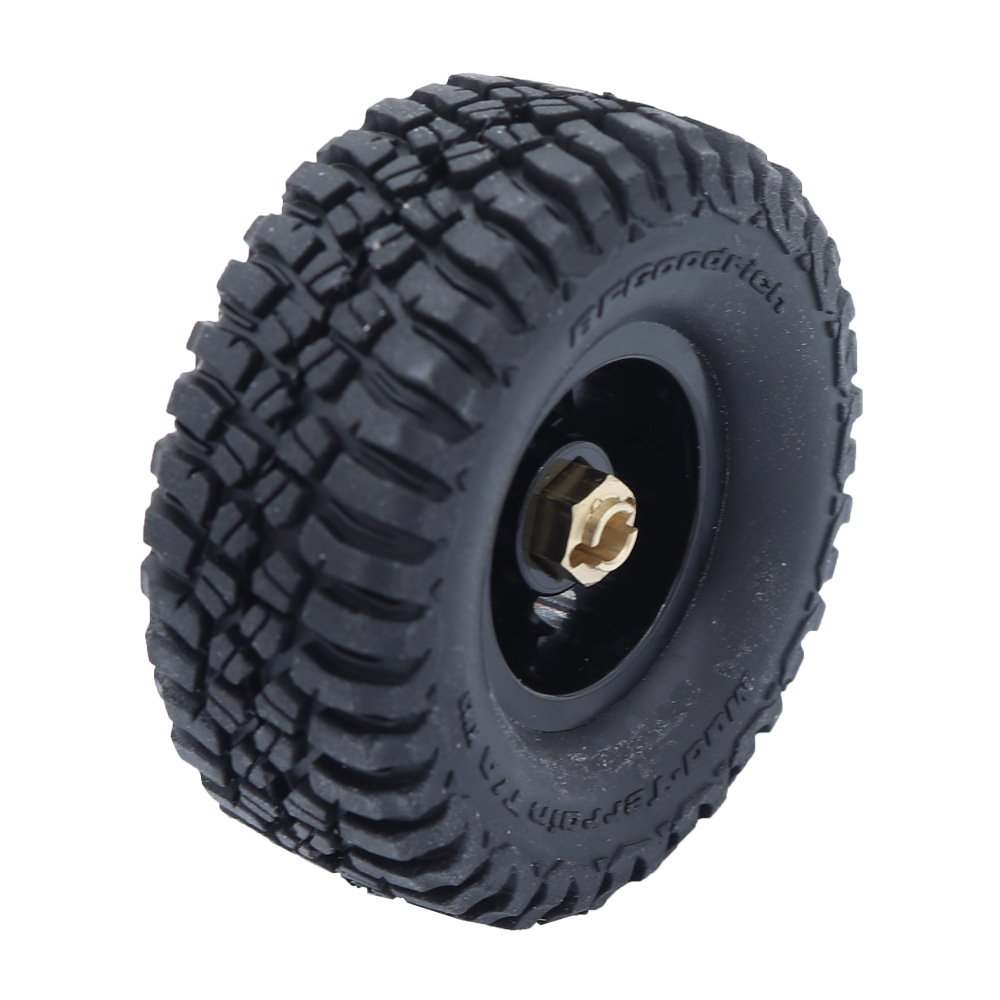 4PCs brass wheel hexagonal hub j coupler 4/5/6mm TRX4M remote control climbing car upgrade