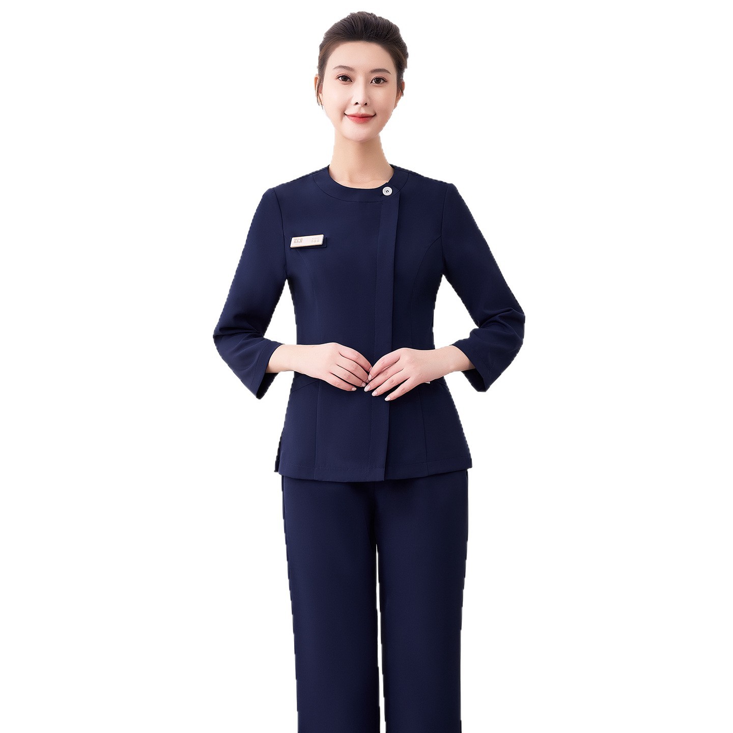 Xiangchunniao Classy Light Medical Beauty Nurse Uniform Suit Women's Long-Sleeved Autumn New Beauty Salon Skin Manager Work Clothes
