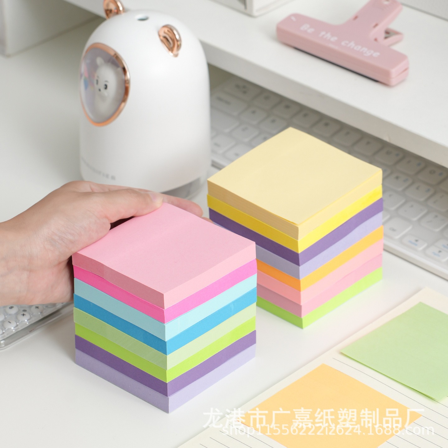 Colorful Sticky Notes, Cute and Creative Sticky Notes, Stationery Note Pads, Tearable Student Message Note Paper Customization