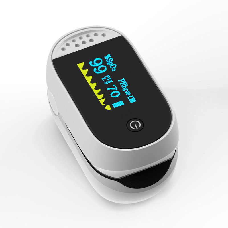 Cross-Border Pulse Oximeter Household Portable Finger Clip Oximeter Finger Pulse Meter Blood Oxygen Saturation Detection Fingertip