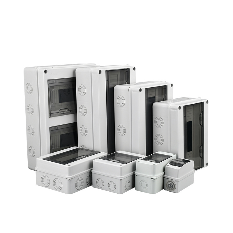 Cross-border outdoor waterproof distribution box HT series household IP65 plastic charging pile empty open box meter box