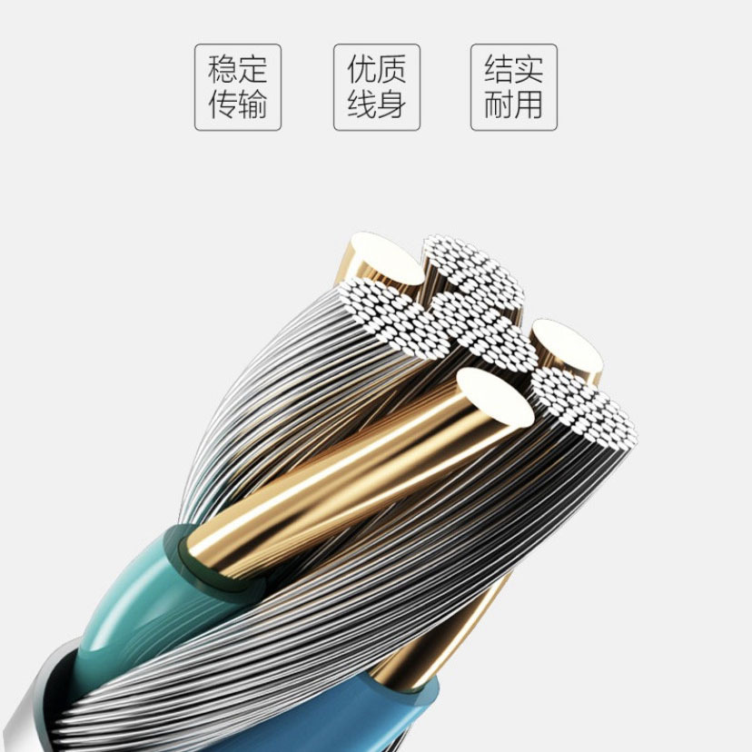 Suitable for Samsung S20 note10 headset type-c digital audio copper ring wire-controlled bass earplugs call